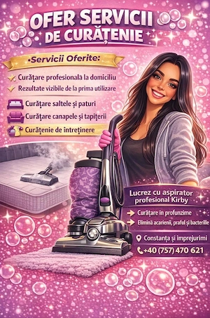 Curățenie de întreținere cu aparatul profesional KIRBY