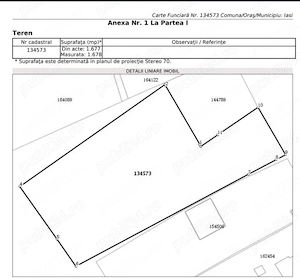 Teren intravilan 1677mp