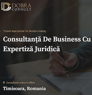 Consultanță business cu suport juridic | Înființări firme & documente