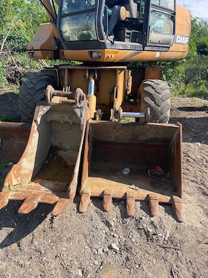 Excavator CASE pe roti, buldoexcavator si Bobcat excavator Yanmar - imagine 2