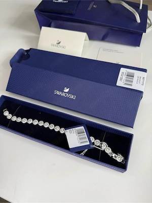 Bratara Swarovski Una Angelic Silver