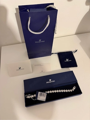 Bratara Swarovski Una Angelic Silver