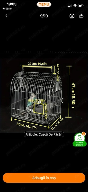 Cusca Pasari premium  - imagine 4