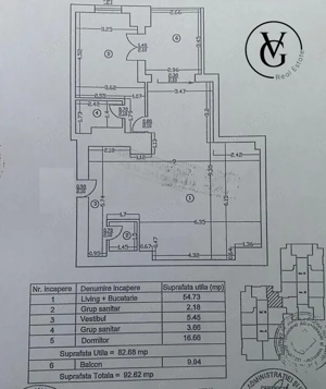 Apartament 2 camere - 2 bai - terasa spatioasa - imagine 8
