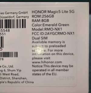 HONOR magic 5lite 8gb 256 - imagine 4