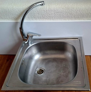 Chiuvetă bucătărie Franke 47 cm x 43,5 cm + baterie si furtune