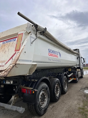 Ansamblu cap tractor IVECO + semiremorca basculabila SCHMITZ  stare foarte buna, gata de lucru - imagine 5