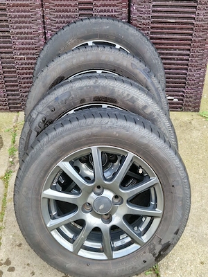 roti de vara de vanzare 185 65 15 jante 4x100 rial titanium grey anvelope fulda profil bun - imagine 4