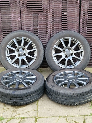 roti de vara de vanzare 185 65 15 jante 4x100 rial titanium grey anvelope fulda profil bun - imagine 10