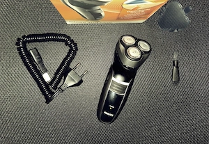 Aparat de ras Philips HQ6990, acumulator, 3 capete, trimmer, negru 