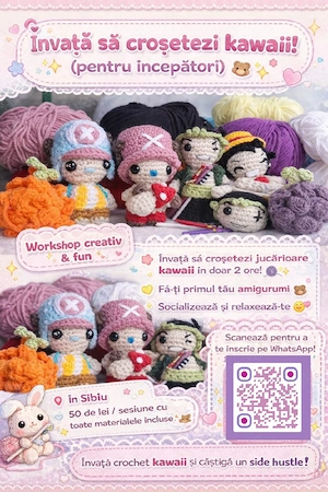 Creative Hobby - cursuri crosetat Anime si Kawaii