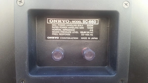 Boxe Onkyo SC-660 ; Japan - imagine 3