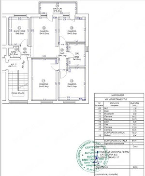 Apartament 4 camere, 2 băi, loc parcare subteran - imagine 10