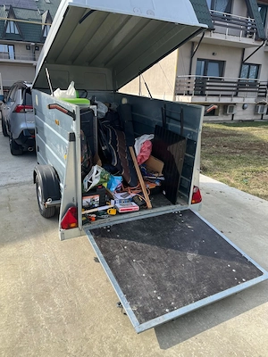 Remorcă CRESCI 750 kg cu rampă încărcare – înmatriculată - imagine 8