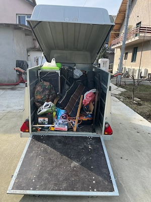 Remorcă CRESCI 750 kg cu rampă încărcare – înmatriculată - imagine 7