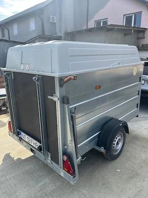 Remorcă CRESCI 750 kg cu rampă încărcare – înmatriculată - imagine 4