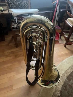 Tuba cu pistoane muzicală   stare foarte bună - imagine 3