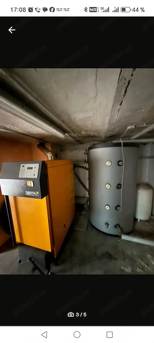 Sistem Complet Centrală Peleți ETA 25kW + Puffer + Boiler