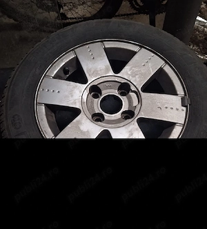 Set 4 Jante Aliaj Originale Citroen C3 / Peugeot - 14" 4x108 + Anvelope