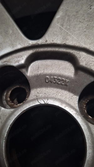 Set 4 Jante Aliaj Originale Citroen C3 / Peugeot - 14" 4x108 + Anvelope - imagine 3