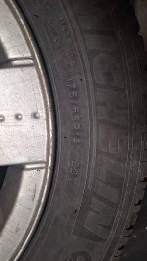 Set 4 Jante Aliaj Originale Citroen C3 / Peugeot - 14" 4x108 + Anvelope - imagine 4