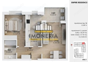Empire Residence Tornadei 2 – Comision 0% – 2 camere spatioase, imobil premium - imagine 20
