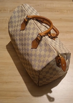 Geantă LOUIS VUITTON Damier Azur Speedy 30 - imagine 2