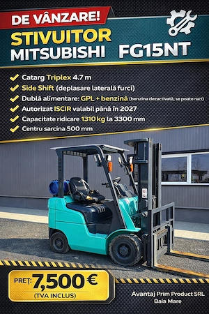 Stivuitor Mitsubishi FG15NT - imagine 6