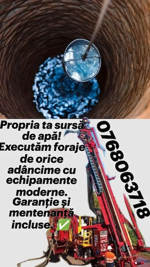 foraje puțuri  - imagine 2