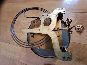 Mecanism  Pendulă de perete Gustav Becker - imagine 3