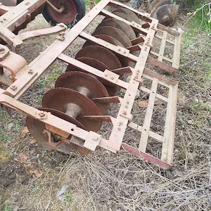 Disc agricol în V 2,6 metri tractat  - imagine 6