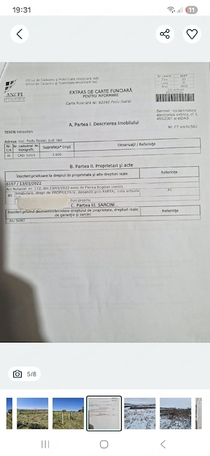 Teren intravilan Podu Iloaiei