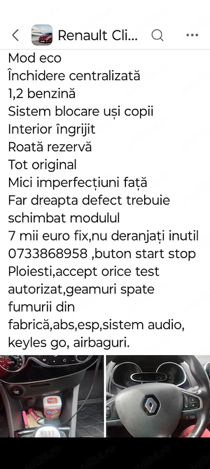 Renault Clio de vanzare - imagine 7