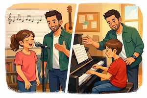 Profesor de canto și pian   pentru toate nivelurile