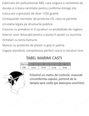 Casca moto  cross  ATV mărime XL - imagine 4