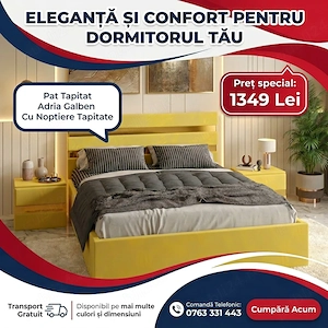 Pat Tapitat Adria Galben Cu Noptiere Tapitate Contactează-ne Colecție deosebită