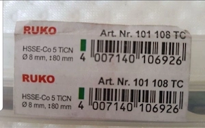 Freza /burghiu pt punctele de sudura de 6 si 8 mm Ruko