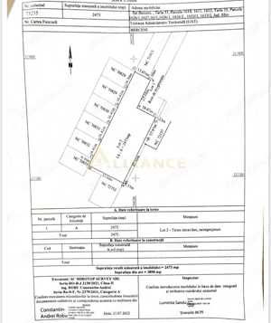 Teren 2473 mp Berceni | Autorizatie 9 case | Investitie excelenta