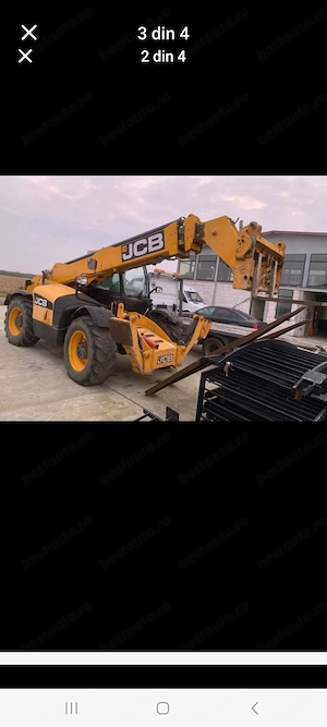 Jcb telescopic cupa și furci - imagine 5