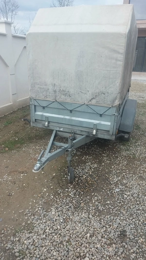 remorca cu prelata 750kg - imagine 3