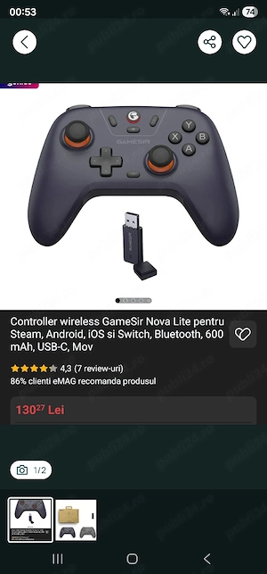 Controller gamesir nova lite