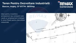 Teren industrial intravilan 9.810 mp – Bascov, acces A1, E81 - imagine 4