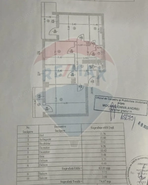 Apartament cu 3 camere de vânzare în Centrul orașului Câmpulung - imagine 10