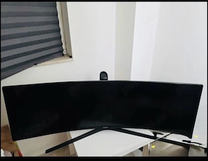 Monitor și televizor  curbat imens Samsung C49J890DKR (seria CJ89) 10 din 10 fără defecte pixeli mor