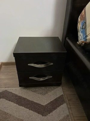 Vand pat cu doua noptiere - imagine 2