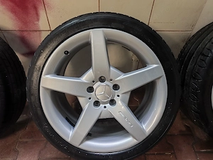 Jante Mercedes AMG , R18 , 2 lățimi, cauciucuri noi - imagine 4