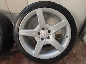 Jante Mercedes AMG , R18 , 2 lățimi, cauciucuri noi - imagine 3