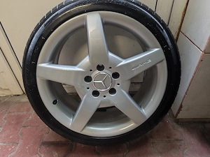 Jante Mercedes AMG , R18 , 2 lățimi, cauciucuri noi - imagine 2