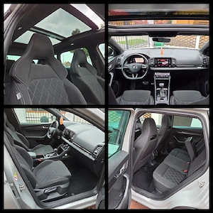Skoda Karoq Sport Line DSG Automat 1.5 benzina 150CP Nardo Grey Cockpit Panoramic LED 07.2020 - imagine 3