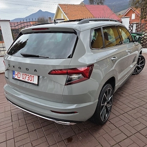 Skoda Karoq Sport Line DSG Automat 1.5 benzina 150CP Nardo Grey Cockpit Panoramic LED 07.2020 - imagine 7